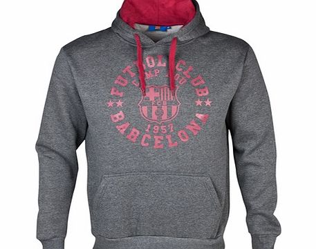 n/a Barcelona Essentials Graphic Hoodie Charcoal
