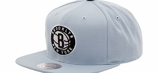 n/a Brooklyn Nets Slate Grey Foil Snapback Cap