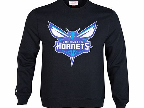 n/a Charlotte Hornets Team Logo Crew Sweatshirt