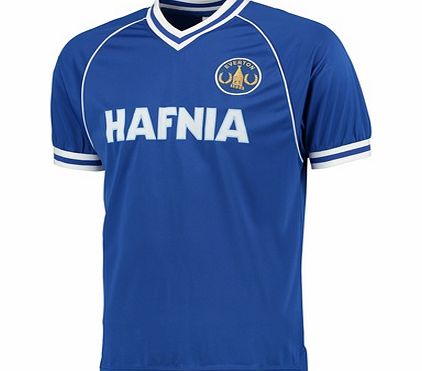 n/a Everton 1982 S/S Home Shirt Hafnia EVE84H