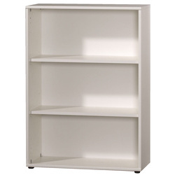 n/a (L) 2 Shelf White Bookcase from the Black