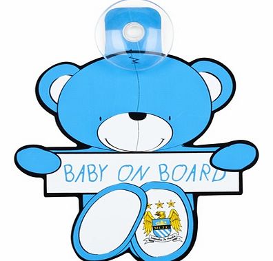 Manchester City Teddy Baby on Board Hanger