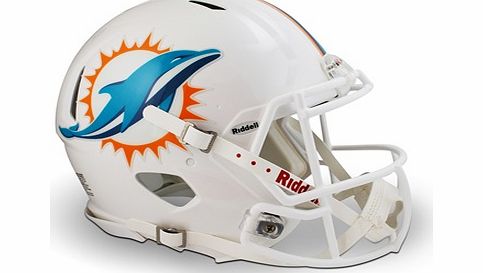 n/a Miami Dolphins Full Size Authentic Speed Helmet