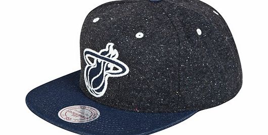 Miami Heat Tweed Crown Snapback Cap
