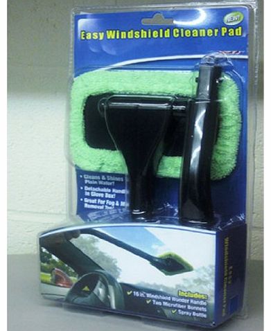N.E.W WINDSHIELD WONDER CAR GLASS CLEANER WIPER WITH SPRAY AND HANDLE