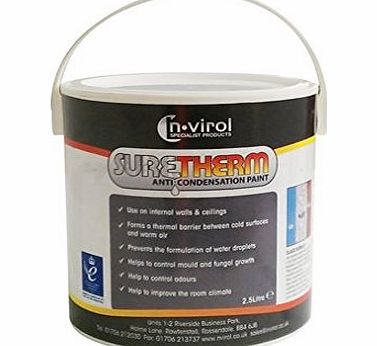 N-Virol ANTI CONDENSATION GLASS BUBBLE THERMAL PAINT 5LTRS NVIROL SURETHERM