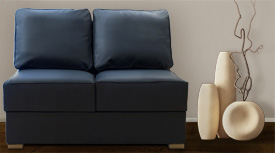 Nabru Lear Armless 2 Seater Sofa - Next Day Dispatch