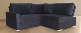 Ula Small Armless Corner Sofa - Guaranteed to
