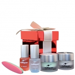 Nailtiques RED SHIMMER GIFT BOX (4 PRODUCTS)
