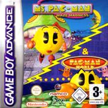Namco Ms PacMan & PacMan World GBA