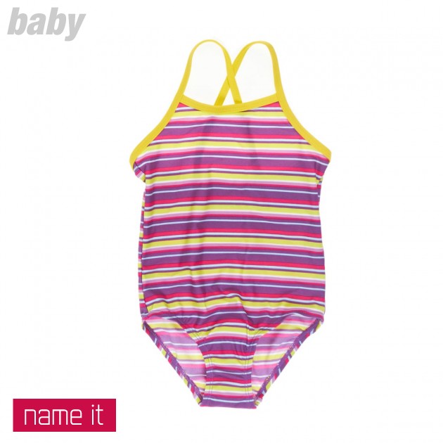 Name It Girls Name It Zummer Stripe Swimsuit - Combi 1