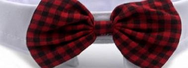 Namsan Dog Cats Puppy Pets Bow Tie Neck Tie England Style 6 Colors -Red