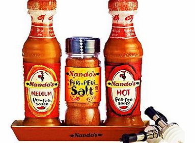 Nandos Who Says Threes a Crowd? Salt and Sauce