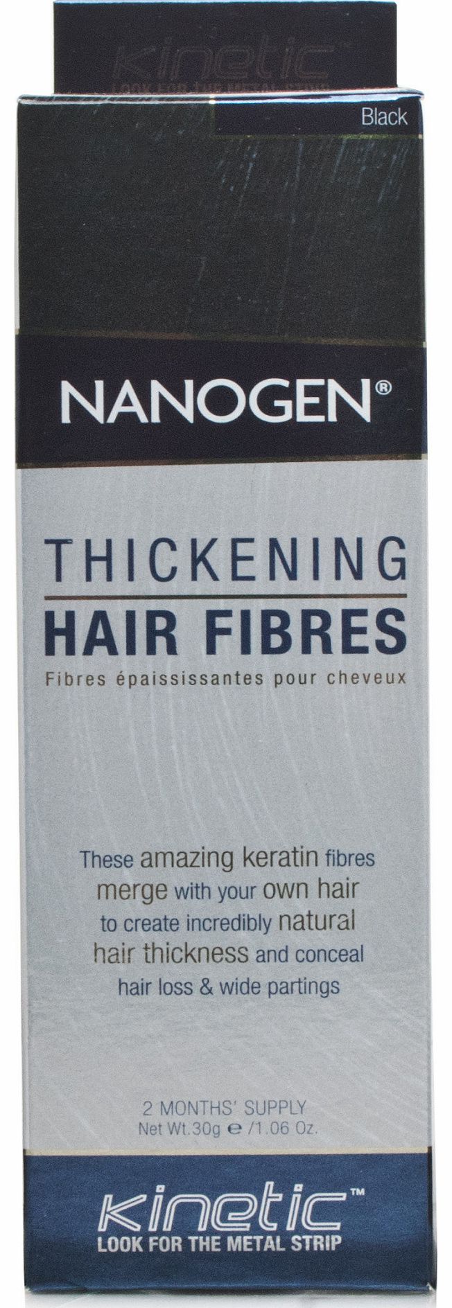 Hair Thickening Fibres Black