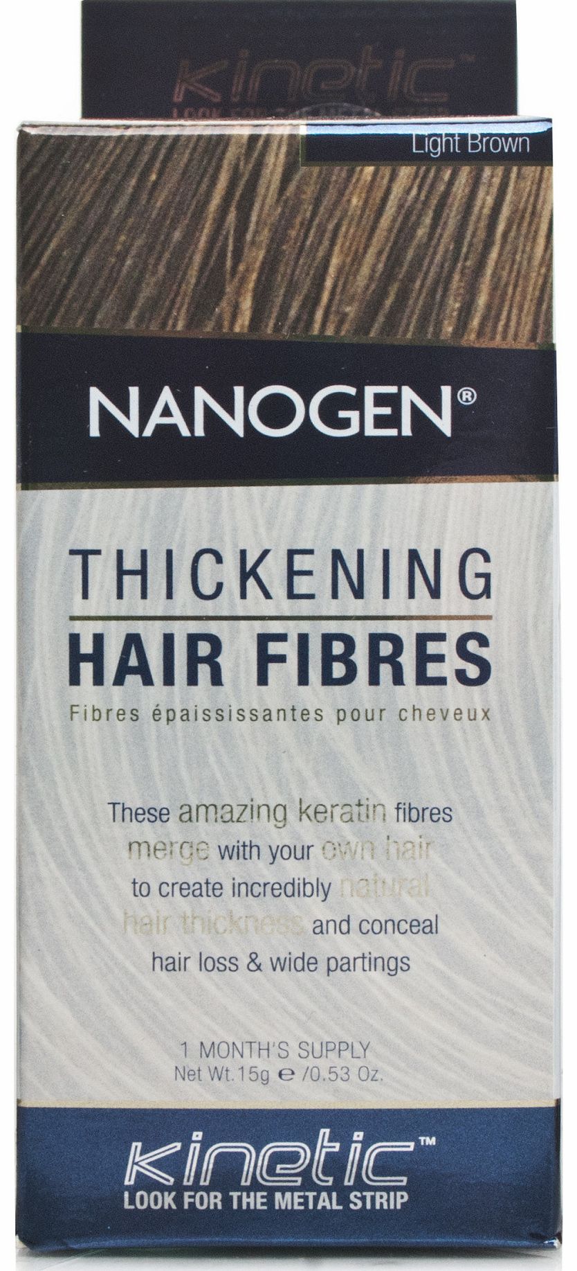 Hair Thickening Fibres Light Brown