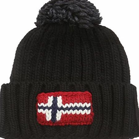 Napapijri Mens SEMIURY Beanie, Black (BLACK), One size