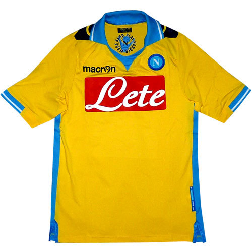 Napoli Macron 2011-12 Napoli 3rd Macron Football Shirt