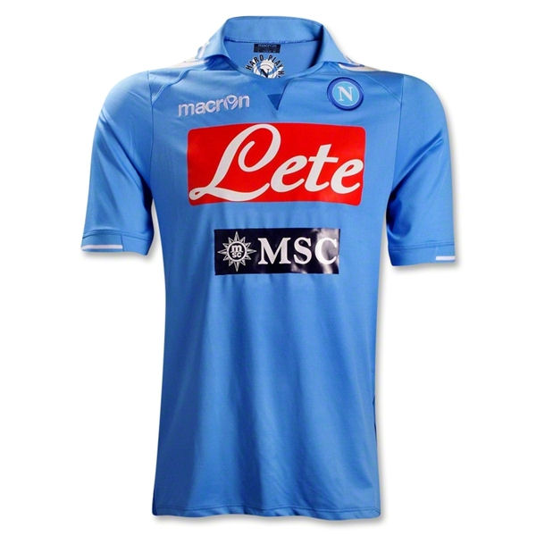 Napoli Macron 2011-12 Napoli Home Authentic Shirt