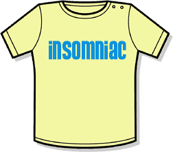 `Insomniac` Slogan Baby T-shirt