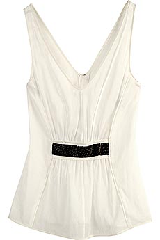 Narciso Rodriguez Cotton beaded top