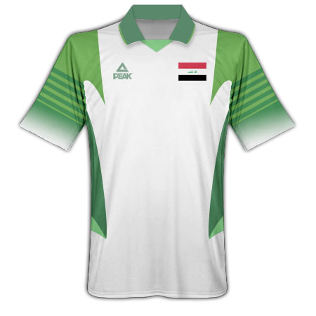  09-10 Iraq away shirt (and shorts)