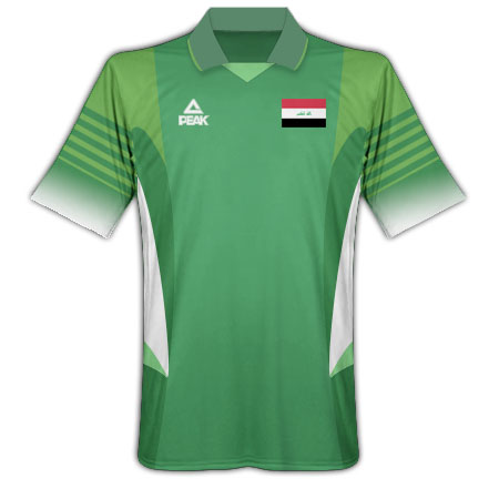  09-10 Iraq home shirt (and shorts)