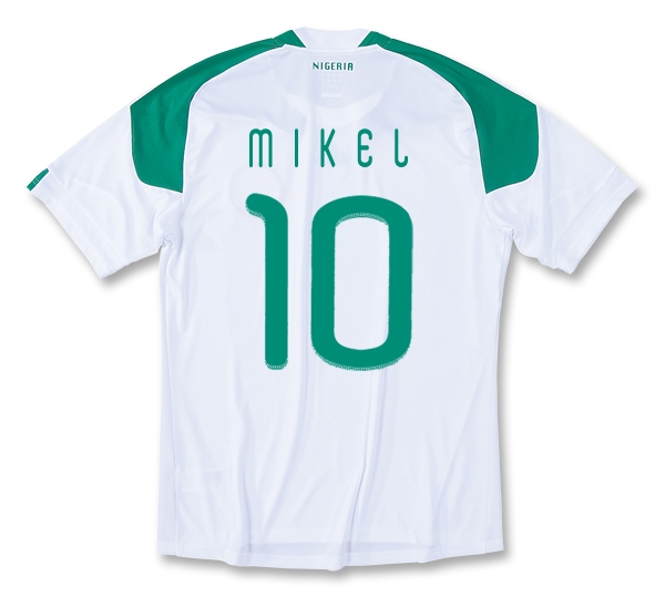 Adidas 2010-11 Nigeria World Cup Away (Mikel 10)