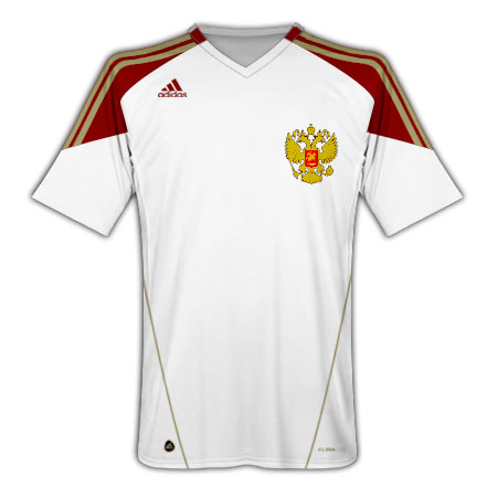 National teams Adidas 2010-11 Russia Adidas Away Shirt