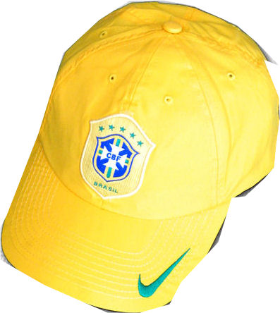 Official 08-09 Brazil Baseball Cap. Official Nike item of the Brazilian national team.