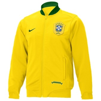 Nike 08-09 Brazil Anthem Jacket (yellow)