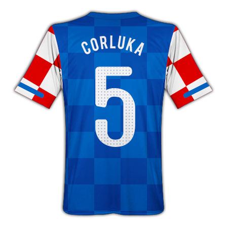 Nike 2010-11 Croatia Nike Away Shirt (Corluka 5)