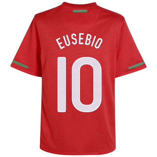 Nike 2010-11 Portugal World Cup Home (Eusebio 10)