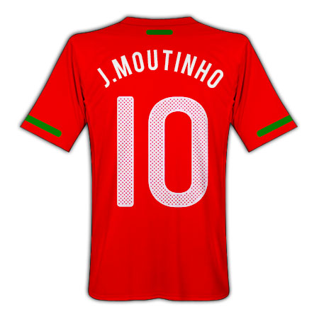 Nike 2010-11 Portugal World Cup Home (J.Moutinho 10)