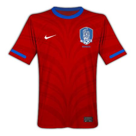 Nike 2010-11 South Korea Nike World Cup Home Shirt