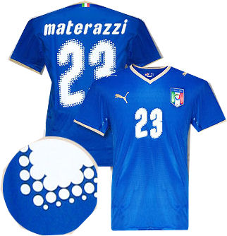 Puma 08-09 Italy home (Materazzi 23)