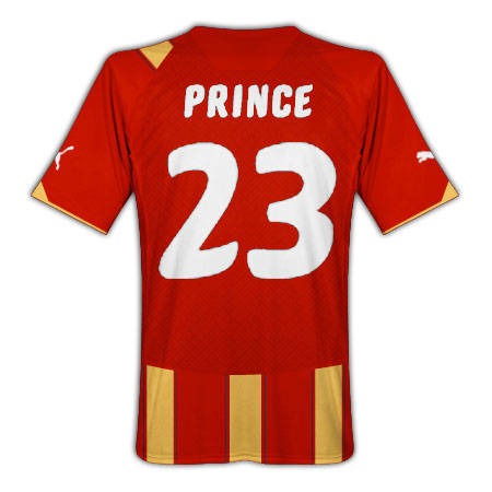 Puma 2010-11 Ghana World Cup away (Prince 23)