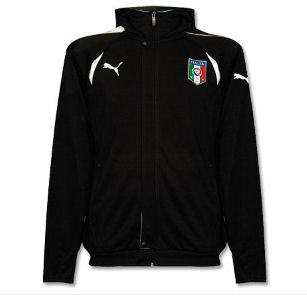 Puma 2010-11 Italy Full Zip Hooded Sweat Top