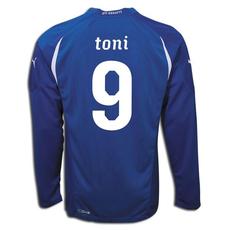 Puma 2010-11 Italy World Cup Long Sleeve Home (Toni 9)