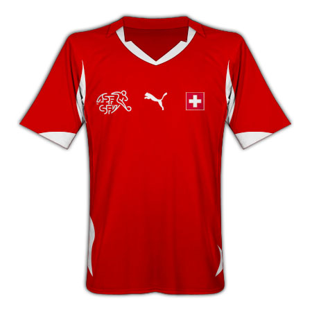 National teams Puma 2010-11 Switzerland Puma World Cup Home Shirt