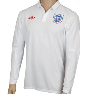 Umbro 09-10 England World Cup L/S home (Kids)