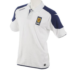 Umbro 09-10 Scotland Polo shirt (white)