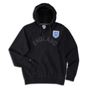 Umbro 2010-11 England Hooded Training Top (Black)