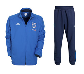 Umbro 2010-11 England Match Day Tracksuit (Blue)