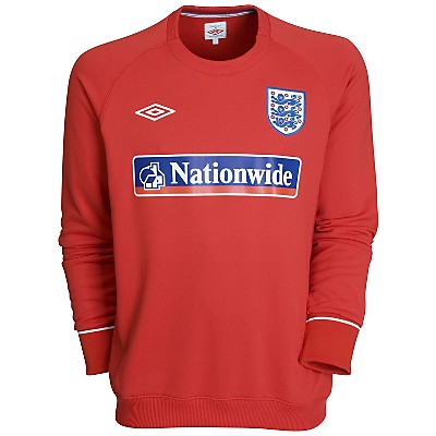 Umbro 2010-11 England Training Sweatshirt (Red)