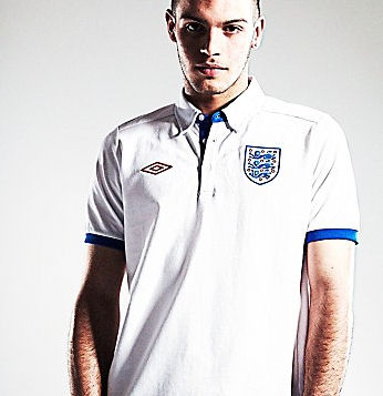 Umbro 2010-11 England WC Media Polo Shirt (White)