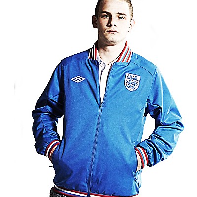 Umbro 2010-11 England WC Training Shower Jacket (Blue)