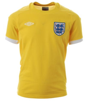 National teams Umbro 2010-11 England World Cup Goalkeeper Shirt (Kids)