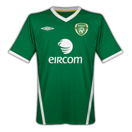 National teams Umbro 2010-11 Ireland Umbro Home Shirt (Duff 11)