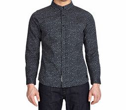 Leopard print pure cotton shirt