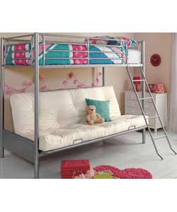Futon Bunk Bed with Charley Mattress